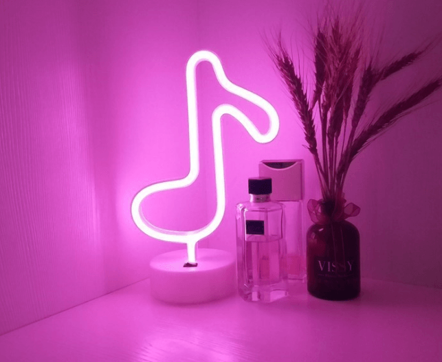 Decorative neon lights at night - Mamofa Global Store