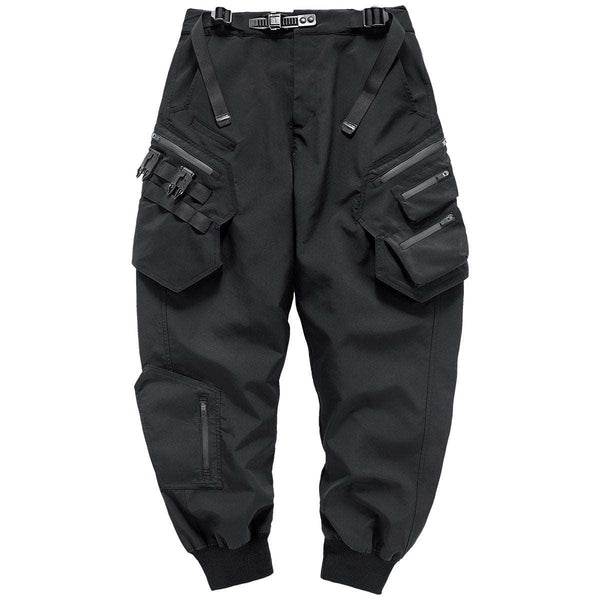 Men's Trendy Multi Pocket Parachute Pants Loose Fit - Mamofa Global Store