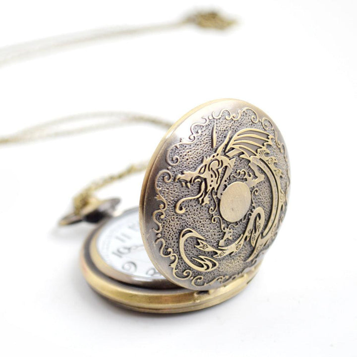 Dragon Bone Stone British Pocket Watch Casual Clothing Accessories - Mamofa Global Store