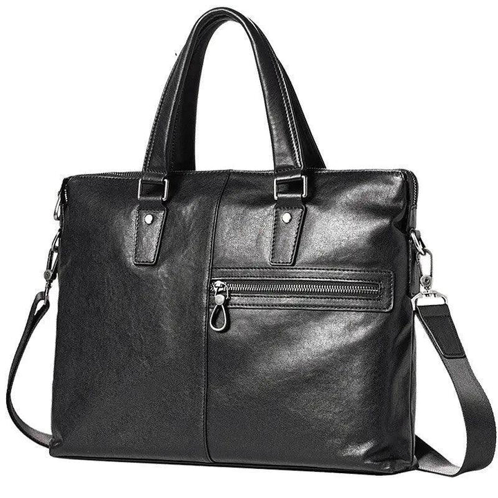 Men's Bag Leather Portable Business Leisure - Mamofa Global Store