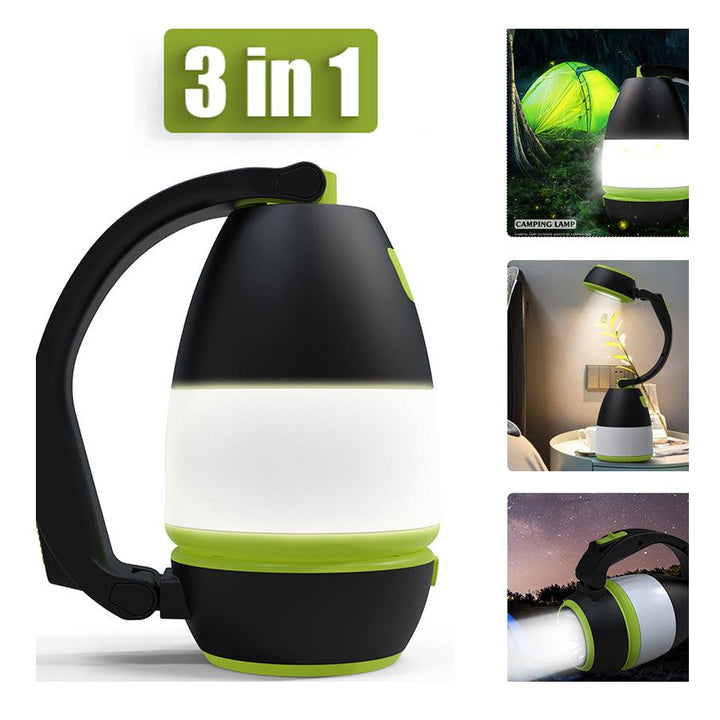 Multifunctional Table Lamp Three In One LED Tent Lamp Car Night Light Foldable Emergency Flashlight - Mamofa Global Store