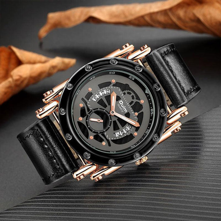 Personalized Men's Watch Calendar Luminous Belt - Mamofa Global Store