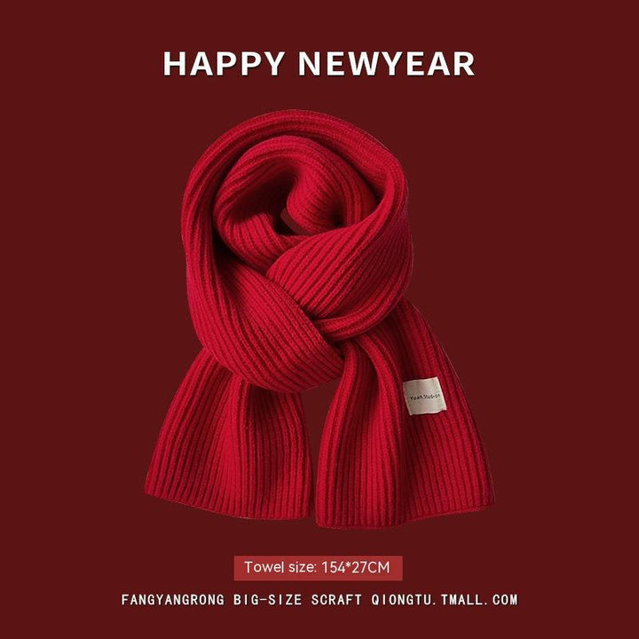 Knitted Wool Keep Warm Scarf - Mamofa Global Store