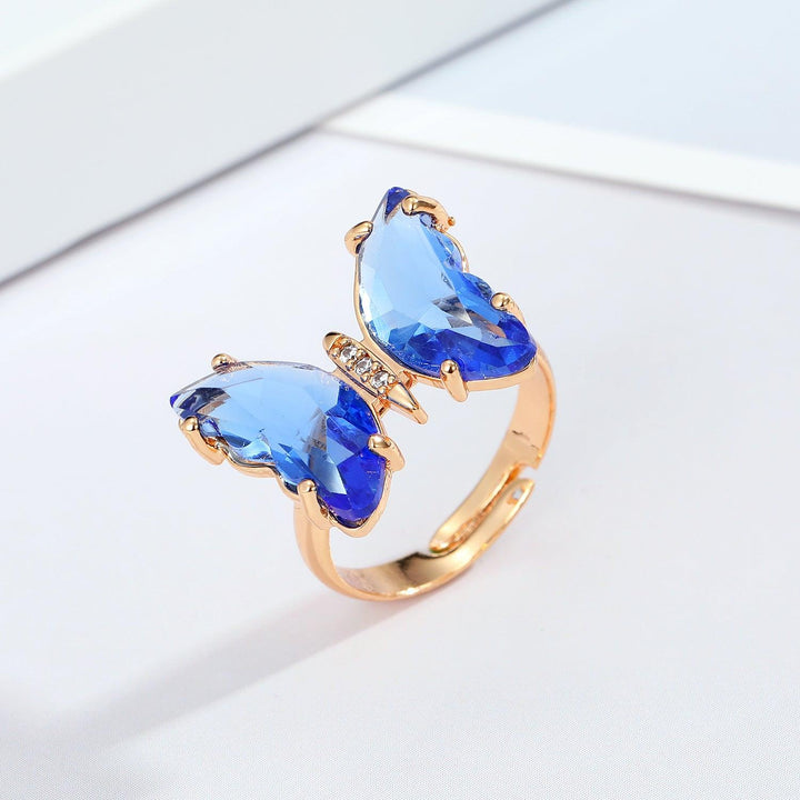 Fashion Vintage Butterfly Ring Personalized Opening Adjustable Index Finger - Mamofa Global Store