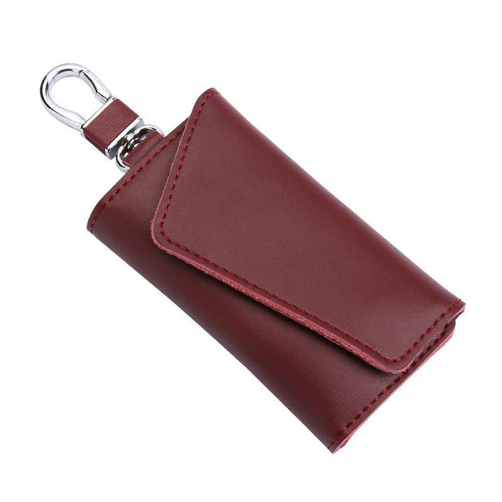 Large Capacity Real Leather Car Key Case - Mamofa Global Store