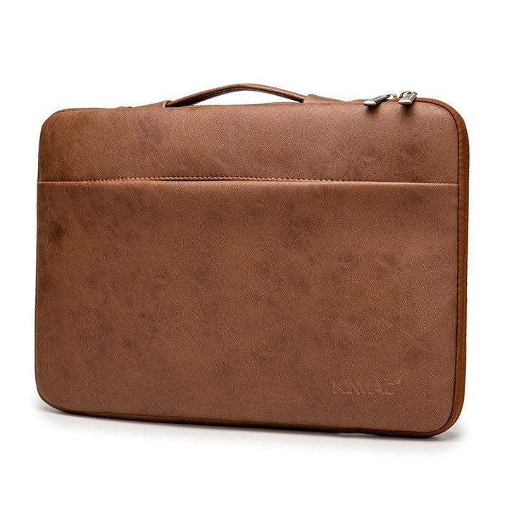 Leather Laptop Bag With Portable Liner - Mamofa Global Store