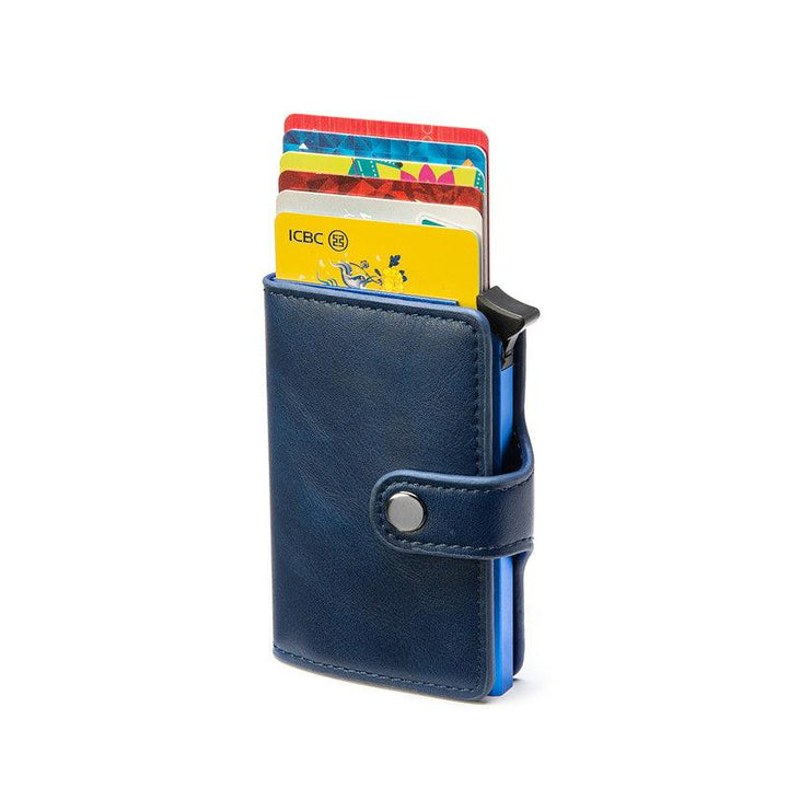 Antimagnetic Antitheft Card Holder Retro Multifunction - Mamofa Global Store