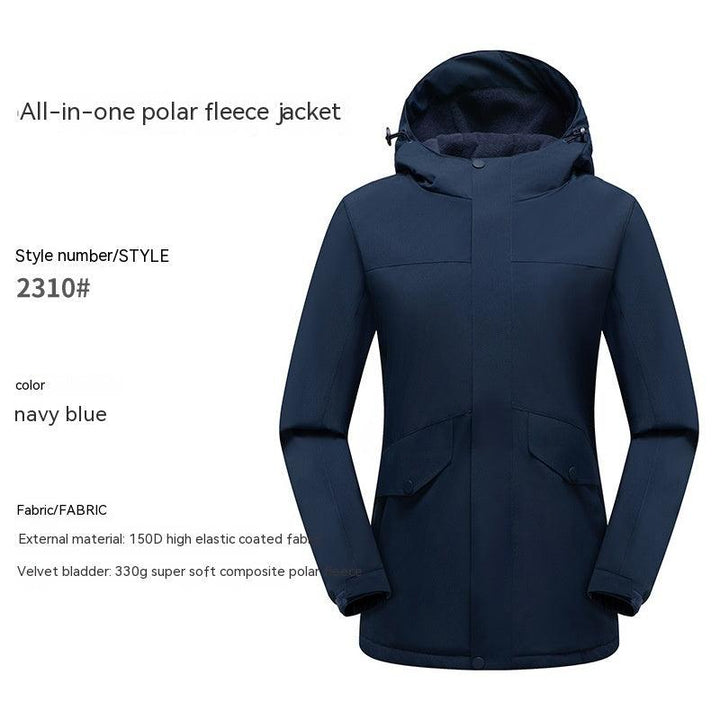 Zipper Thickening Hooded Jacket For Men And Women - Mamofa Global Store